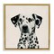 Stupell Industries Traditional Dalmatian Portrait Framed Floater Canvas Wall Art